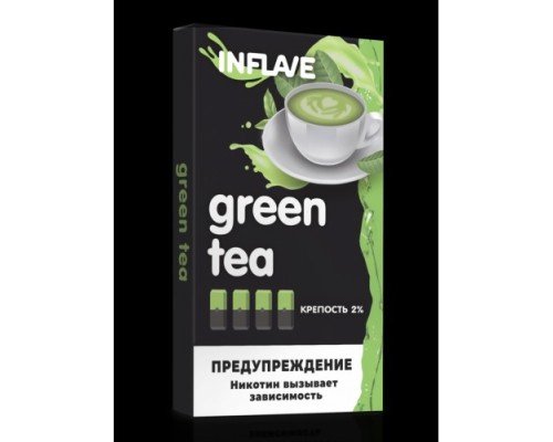 Купить Картриджи Feel the Flavor Green Tea (Inflave Juul Зелёный Чай) по оптовой цене