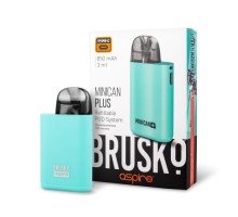 Перезаправляемая Под-Система Бруско Миникан Плюс (Brusko Minican Plus) 850 mah, Бирюзовый